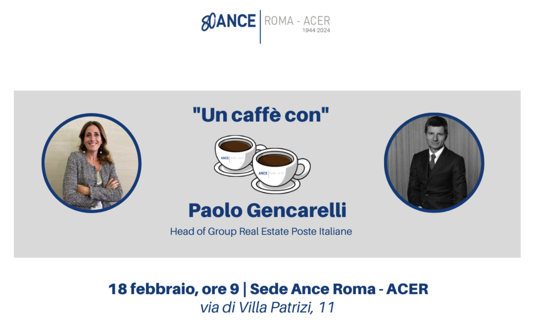 Un caffè con... Francesca De Sanctis incontra Paolo Gencarelli